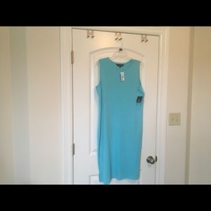 NWT Large teal blue dress.